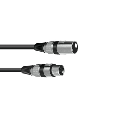 XLR cable 3pin 1.5m bk