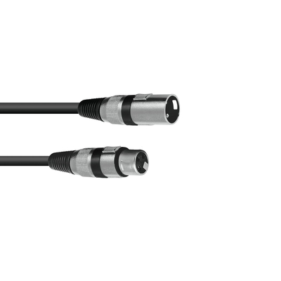 XLR Kabel 3pol 1,5m sw