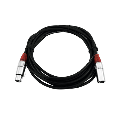 XLR Verl�ngerung 3pol 10m sw/rt