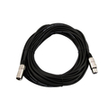 XLR extension 25m 3 pin black