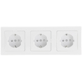 DELPHI Triple Socket Outlets incl. Frame ? 250VAC 16A...
