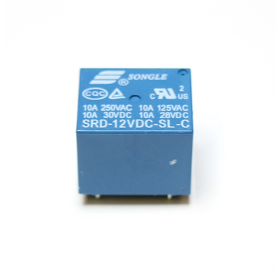 Relay 12VDC 10A 1 x on/(on) - SRD-12VDC-SL-C