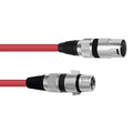 XLR Kabel 3pol 1m rot