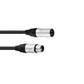 DMX Kabel XLR 3pol 1,5m sw Neutrik