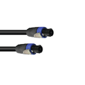 Speaker cable Speakon 4x4mm 15m bk