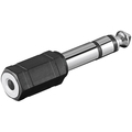 6,3mm Klinke Stecker stereo / 3,5mm Klinke Buchse stereo