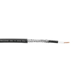 LF cable 1 x 0,5 mm  asymmetrically black - Tricone XXL(5m)