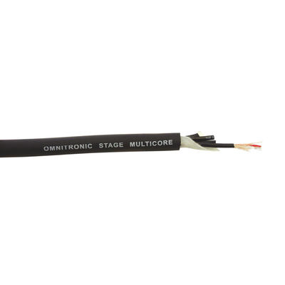Multicore cable 4x2x0,12 black (100m)