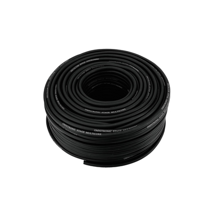 Multicore cable 4x2x0,12 black (100m)