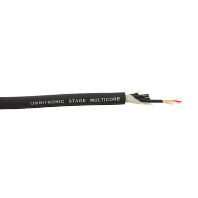 Multicore-Kabel 4x2x0,12 schwarz (100m)
