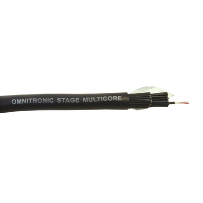 Multicore cable 24x2x0,12 black (100m)