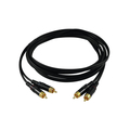 Cinch Kabel 2x2 3m sw Hicon