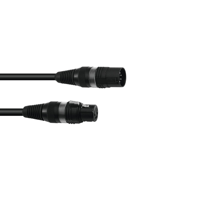 DMX Kabel XLR 5pol 10m sw Hicon