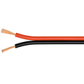 Speaker cable / twin strands 2 x 0.35mm� red/black OFC