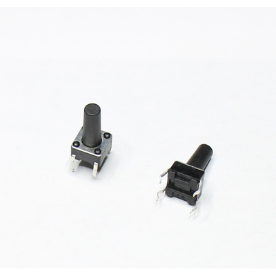 Microswitch TACT off/(on)  6 x  6mm Key height 12mm SMT