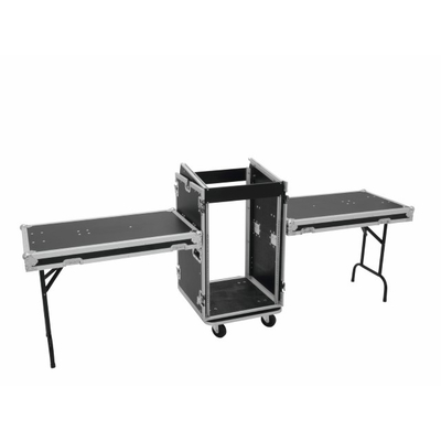 19 Stage case with integrated desks - TD-3 wheels