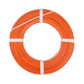 Zwillingslitze 2 x 0,50mm� wei�-orange  25m