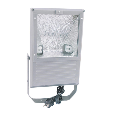 Asymmetrical outdoor spotlight for 150 W discharge lamp...