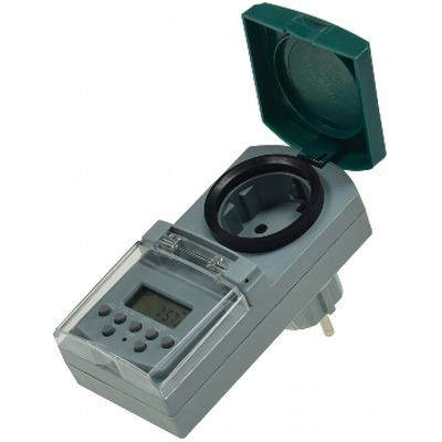 digitale Wochen-Zeitschaltuhr f�r Au�en 7 Tage max.1800W