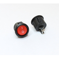 Rocker Switch Off/On 15mm 250V 3A black/red<