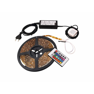 RGB LED Strip with IR Control Set 45 1.5m RGB 12V IP44