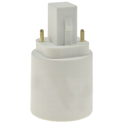 Lamp base adapter plastic G24 to E27, G24 universal d1, d2, d3