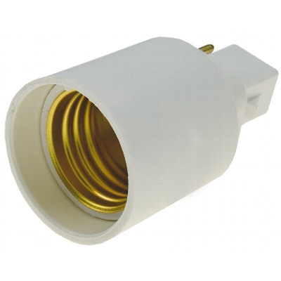 Lamp base adapter G24 to E27, G24 universal d1, d2, d3