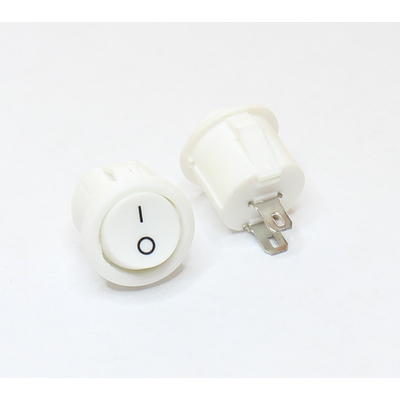Rocker Switch Off/On 15mm 250V 3A white<