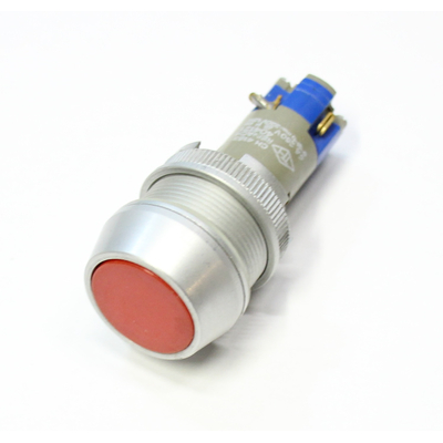 Button with lighting red 24V 1 x on / (off) + off / (on)...