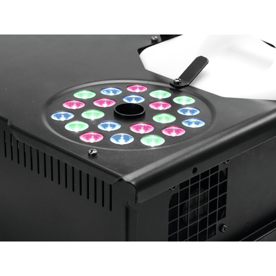 DMX fog machine with 1500 W, LED illumination, vertical/horizontal fog output - NSF-350 LED Hybrid Spray Fogger