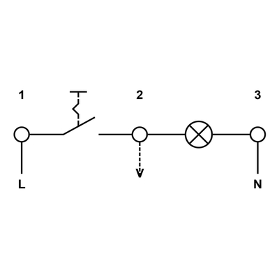 Doppel Wippschalter 2 x aus/ein mit Kontrollleuchte 250V 15A gelb