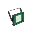 Outdoor floodlight10W green 80° IP65
