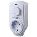Steckdosen-Thermostat max. 3500W 5-30C Aus/Auto