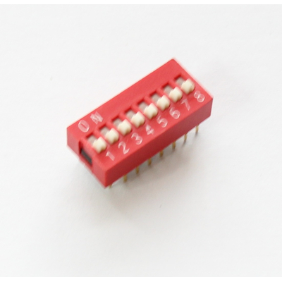 DIL switch  8 x ein DIL16