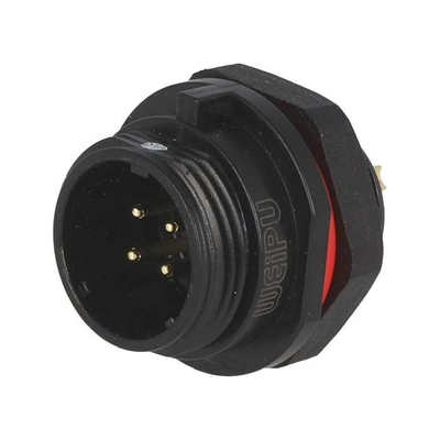 Einbau Stecker 4 polig 200V   5A IP68 - SP1312/P4