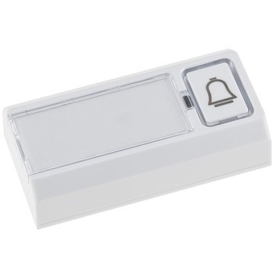 Funk-Klingeltaster Batteriebetrieb IP55 mit Namensfeld - Pilota Porta