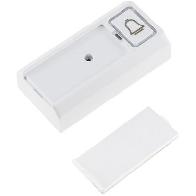 Wireless doorbell button, battery-operated, IP55, with name field - Pilota Porta