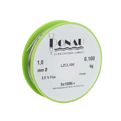 L�tzinn CLEAR �1mm Sn100Ni+ Spule 100g - LZCL100
