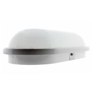 LED oval moisture-proof luminaire 20W white 6000K IP65