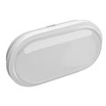 LED oval moisture-proof luminaire 20W white 6000K IP65