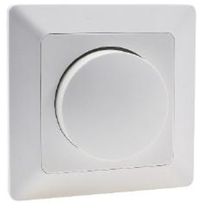 Dimmer for dimmable LED lamps white mat