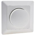 Dimmer for dimmable LED lamps white mat