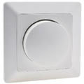 Dimmer for dimmable LED lamps white mat
