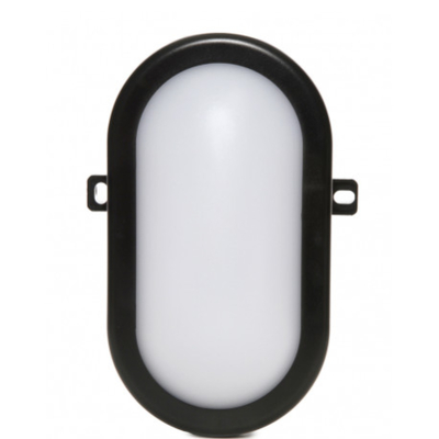 LED oval moisture-proof luminaire 10W cool white 6000K IP54