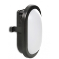 LED oval moisture-proof luminaire 10W cool white 6000K IP54