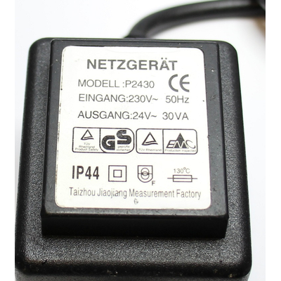 Netzteil 24VAC 830mA 20W IP44 - ST48-240-0830AS