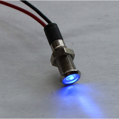 Indicator light LED 12-24VDC blue IP20