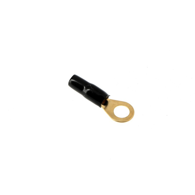 Ring cable lug 10qmm black with 8mm hole