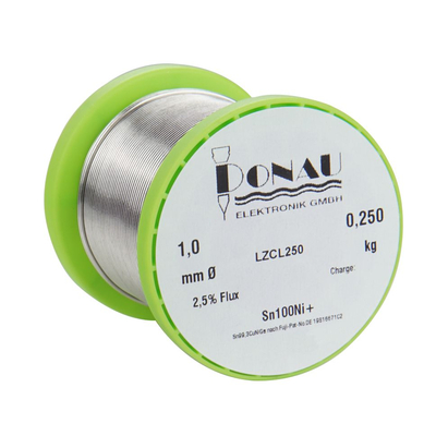 Solder CLEAR 1mm Sn100Ni+ coil 250g - LZCL250