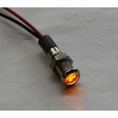 Indicator light LED 12-24VDC yellow IP20